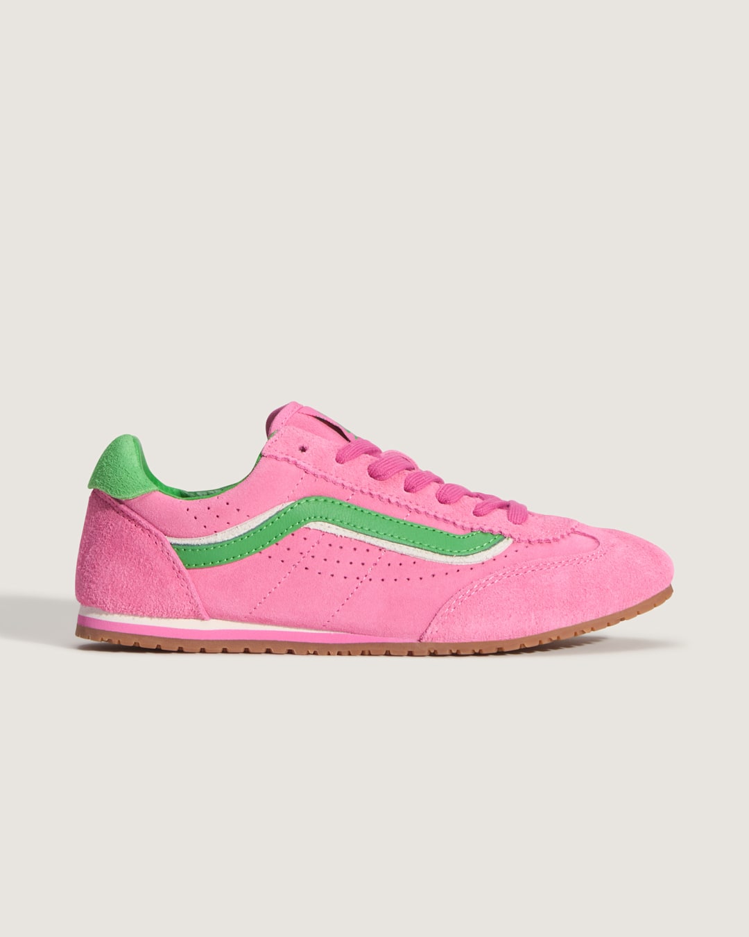 Vans Super Lowpro Shoe in Fizz Pink / Bright Green