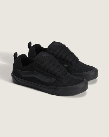Vans Knu Skool Shoe in Triple Black