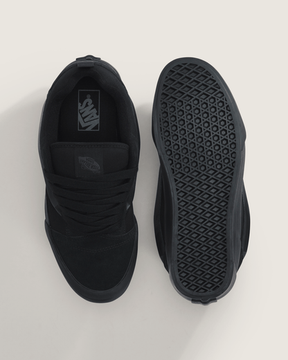 Vans Knu Skool Shoe in Triple Black