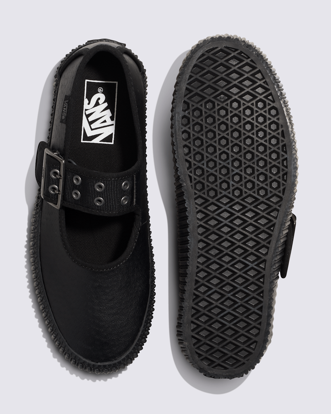 Vans Mary Jane Creeper Platform Shoe in Black
