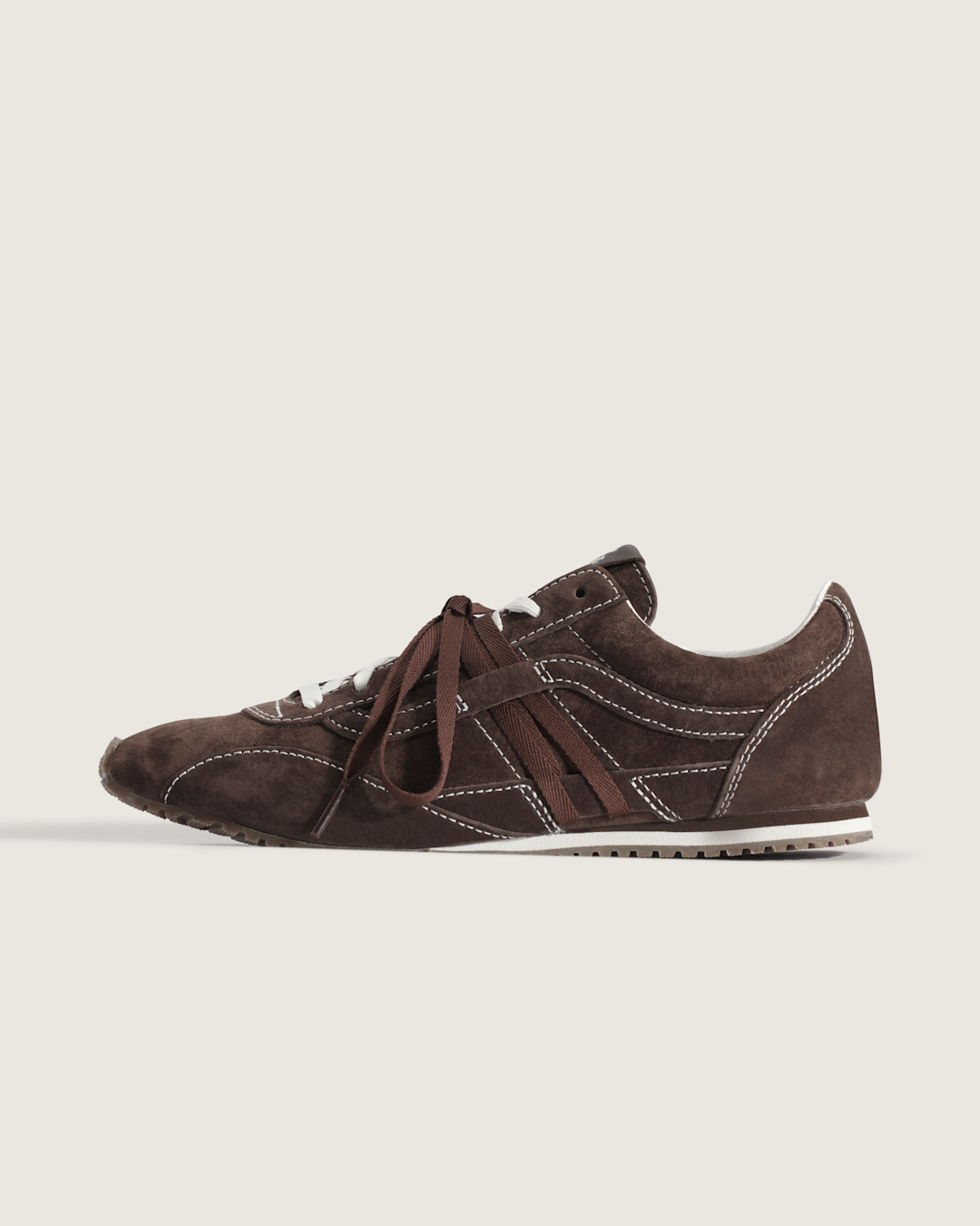 Vans Premium Super Lowpro Trainer in Brown