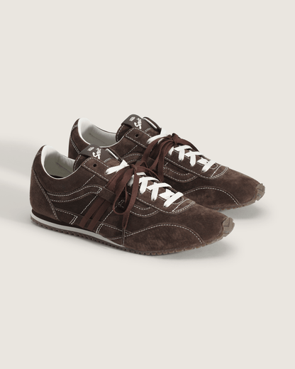 Vans Premium Super Lowpro Trainer in Brown