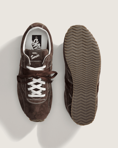Vans Premium Super Lowpro Trainer in Brown
