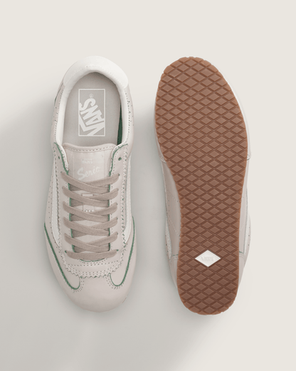 Vans Super Lowpro Shoe in Taupe Mist Beige / Sea Green