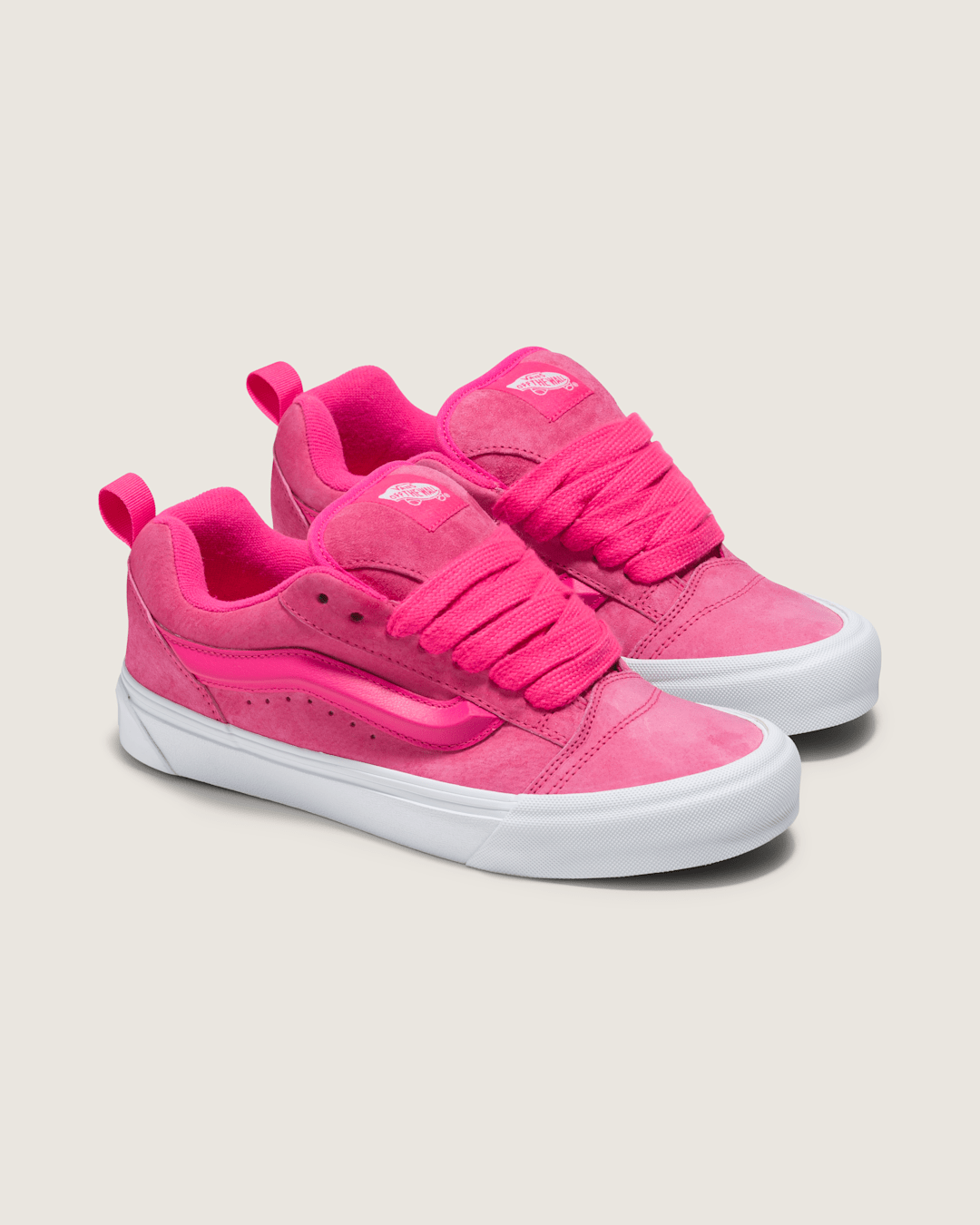 Vans Knu Skool Shoe in Pink Glo
