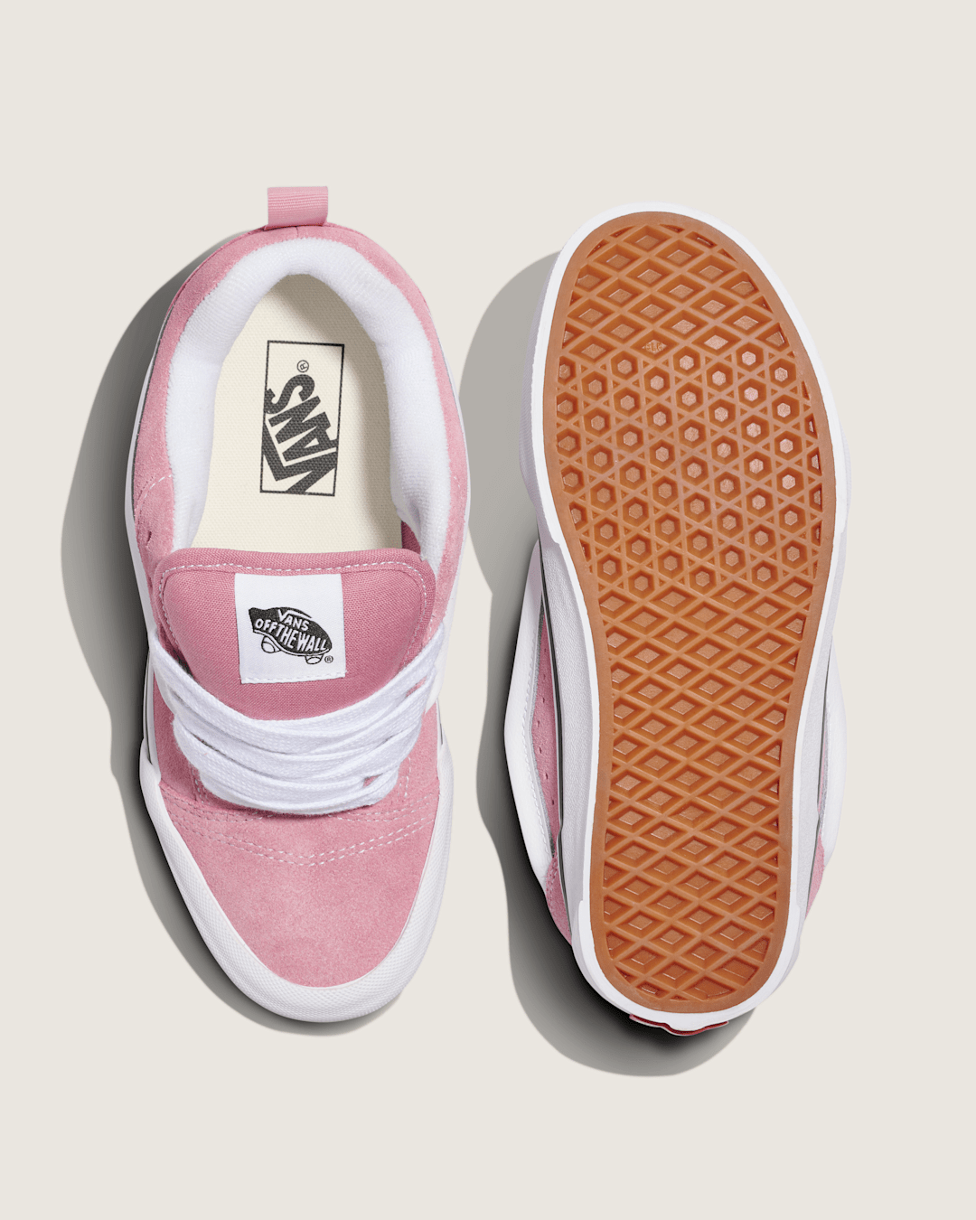 Vans Knu Skool Shoe in Foxglove Pink