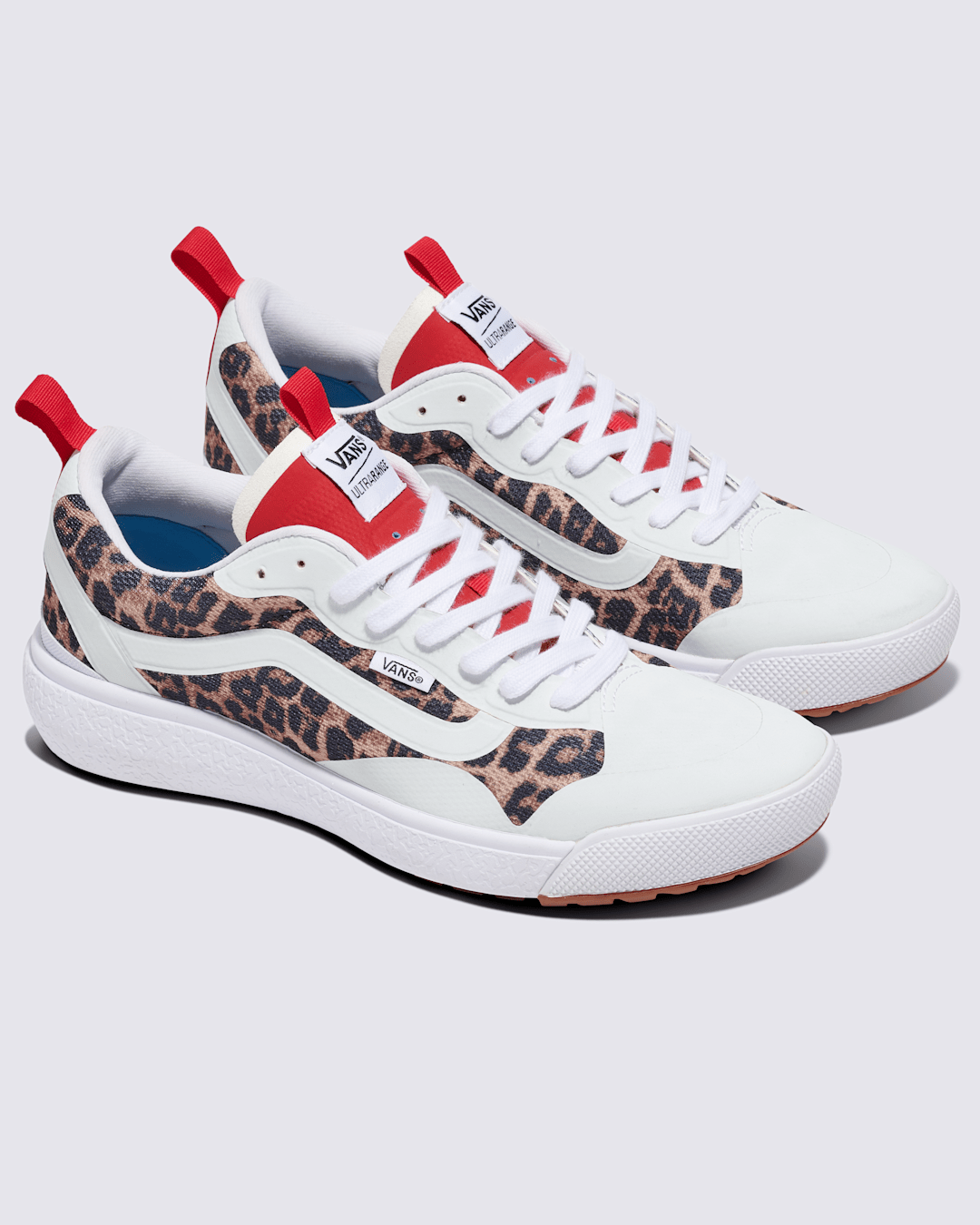 Vans Customs UltraRange EXO Shoe in Leopard Brown / White