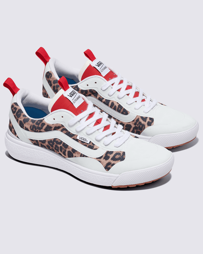 Vans Customs UltraRange EXO Shoe in Leopard Brown / White