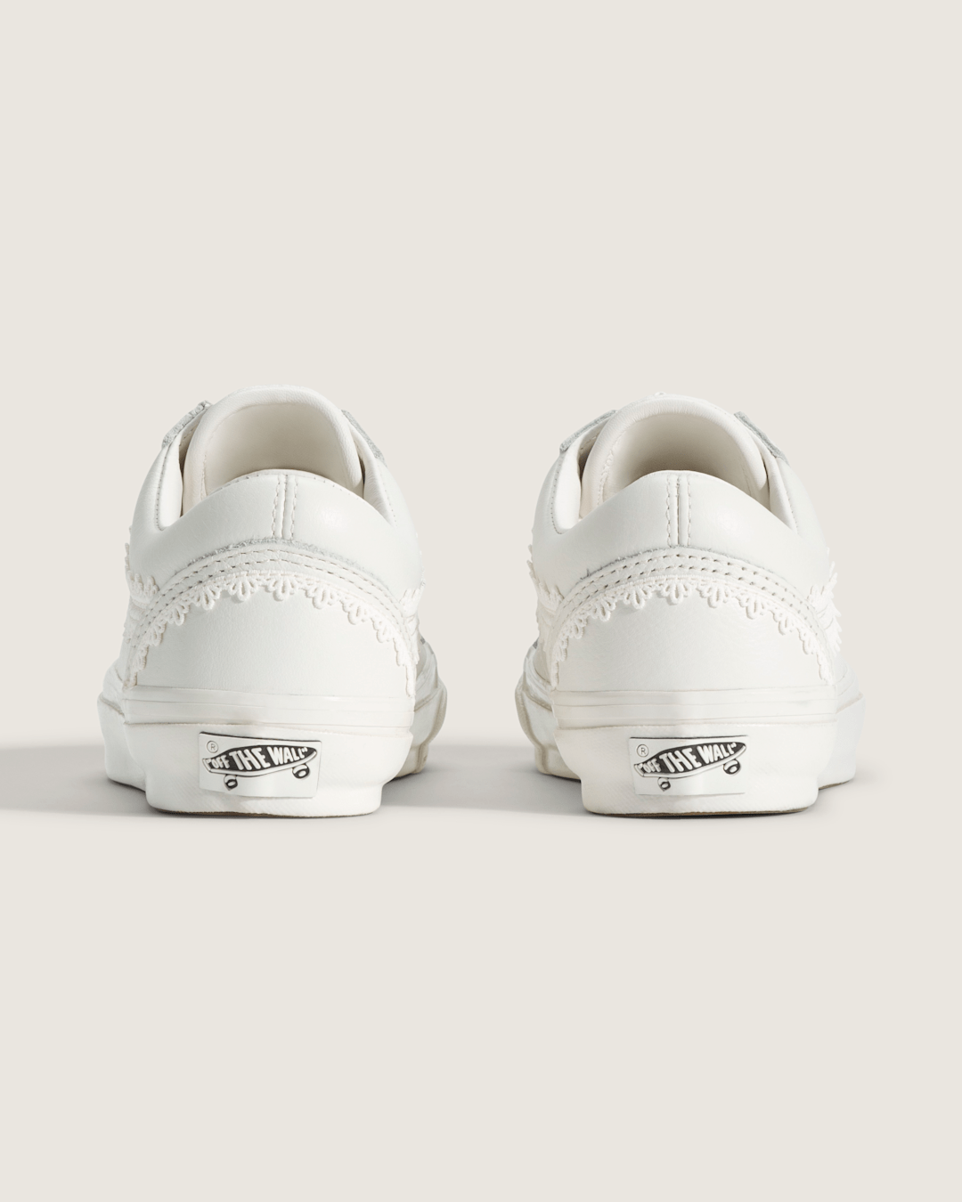 Vans Premium Old Skool Shoe in Marshmallow White