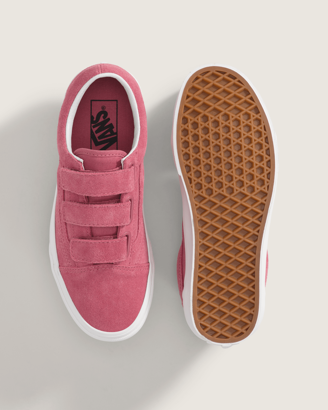 Vans Old Skool V Shoe in Mauvewood Pink