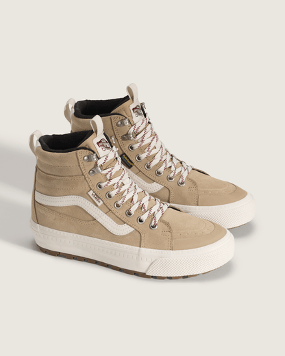 Vans Sk8-Hi Waterproof Insulated Shoe in Brown / White