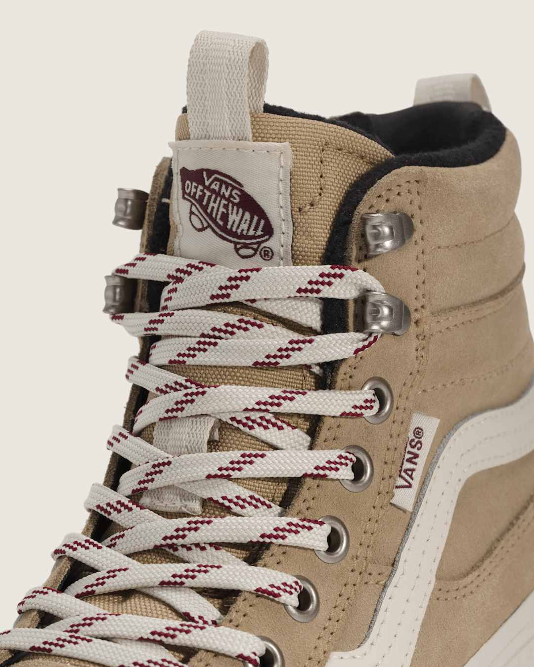 Vans Sk8-Hi Waterproof Insulated Shoe in Brown / White