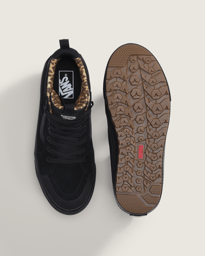 Vans Sk8-Hi Waterproof Insulated Shoe in Leopard Black