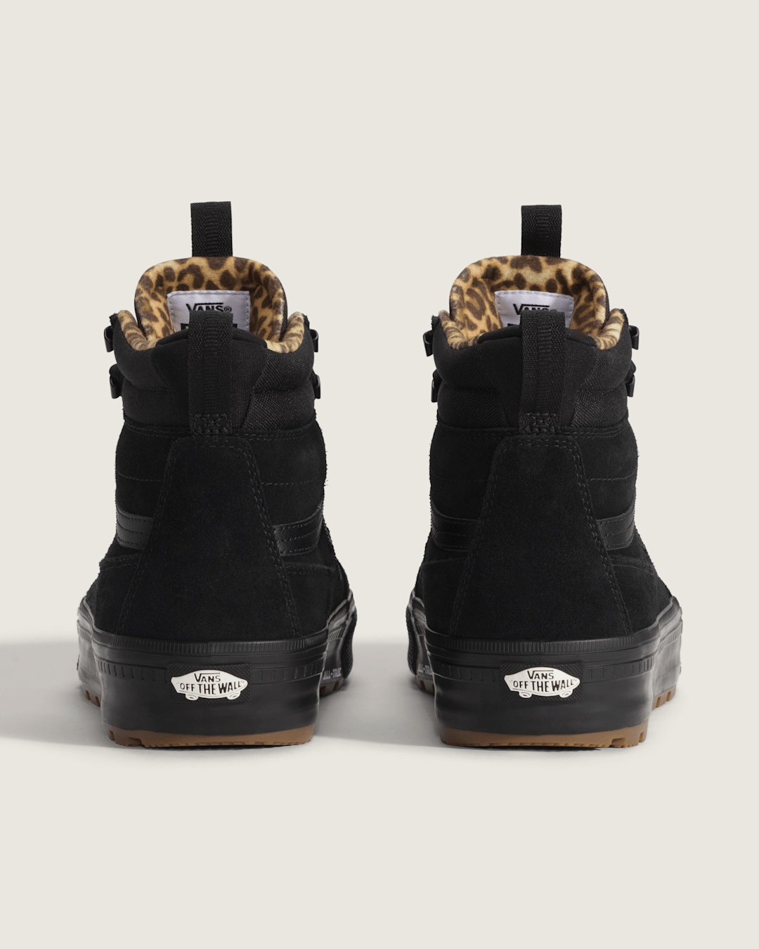 Vans Sk8-Hi Waterproof Insulated Shoe in Leopard Black