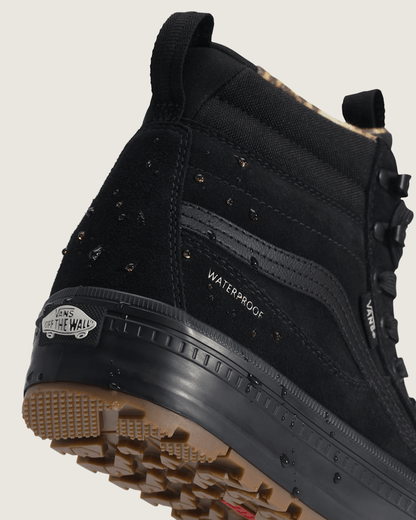 Vans Sk8-Hi Waterproof Insulated Shoe in Leopard Black
