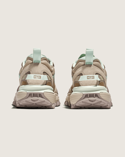 Vans Crosspath XC Shoe in Peyote Beige / Mint Green