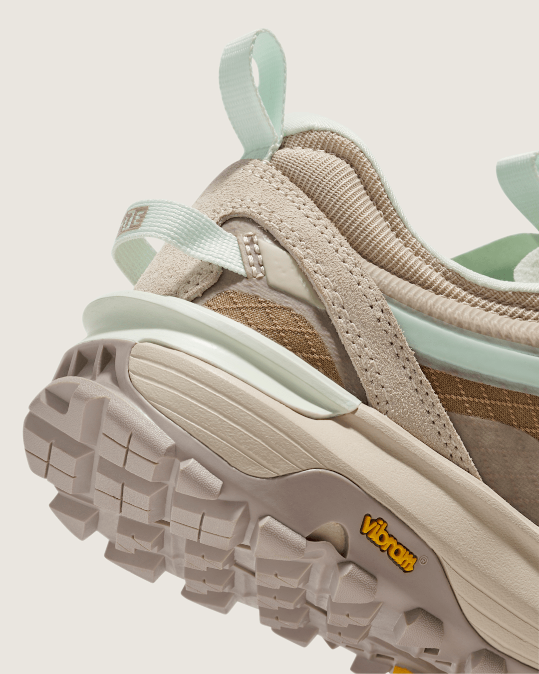Vans Crosspath XC Shoe in Peyote Beige / Mint Green