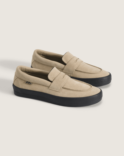 Vans Skate Loafer Shoe in Incense Brown / Black