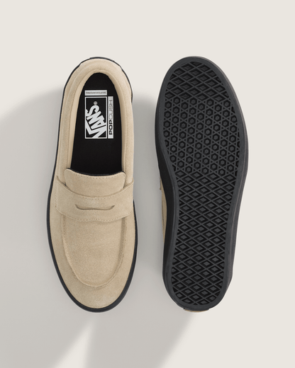 Vans Skate Loafer Shoe in Incense Brown / Black