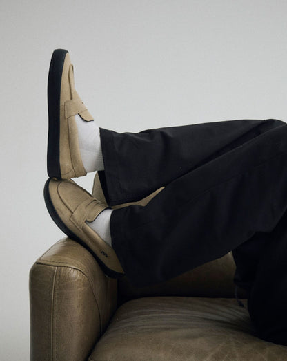 Vans Skate Loafer Shoe in Incense Brown / Black