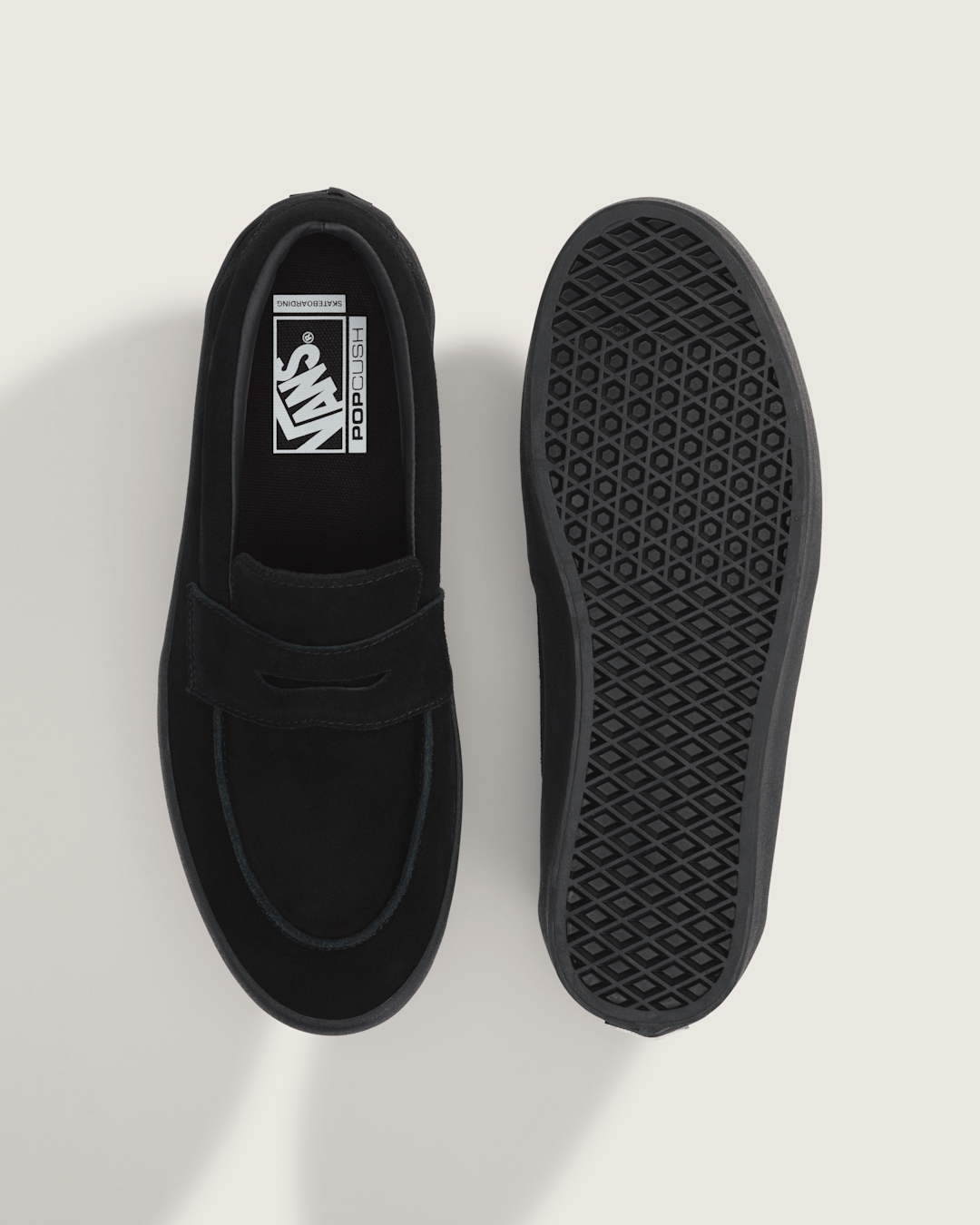 Vans Skate Loafer Shoe in Blackout