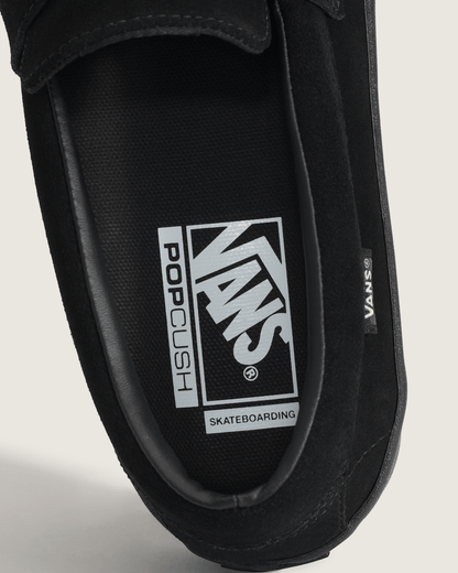 Vans Skate Loafer Shoe in Blackout