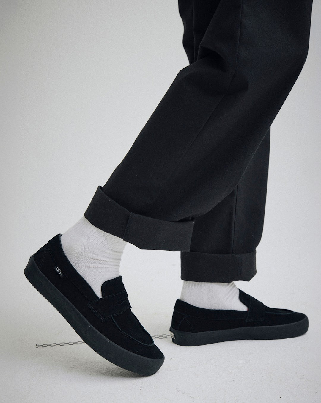 Vans Skate Loafer Shoe in Blackout