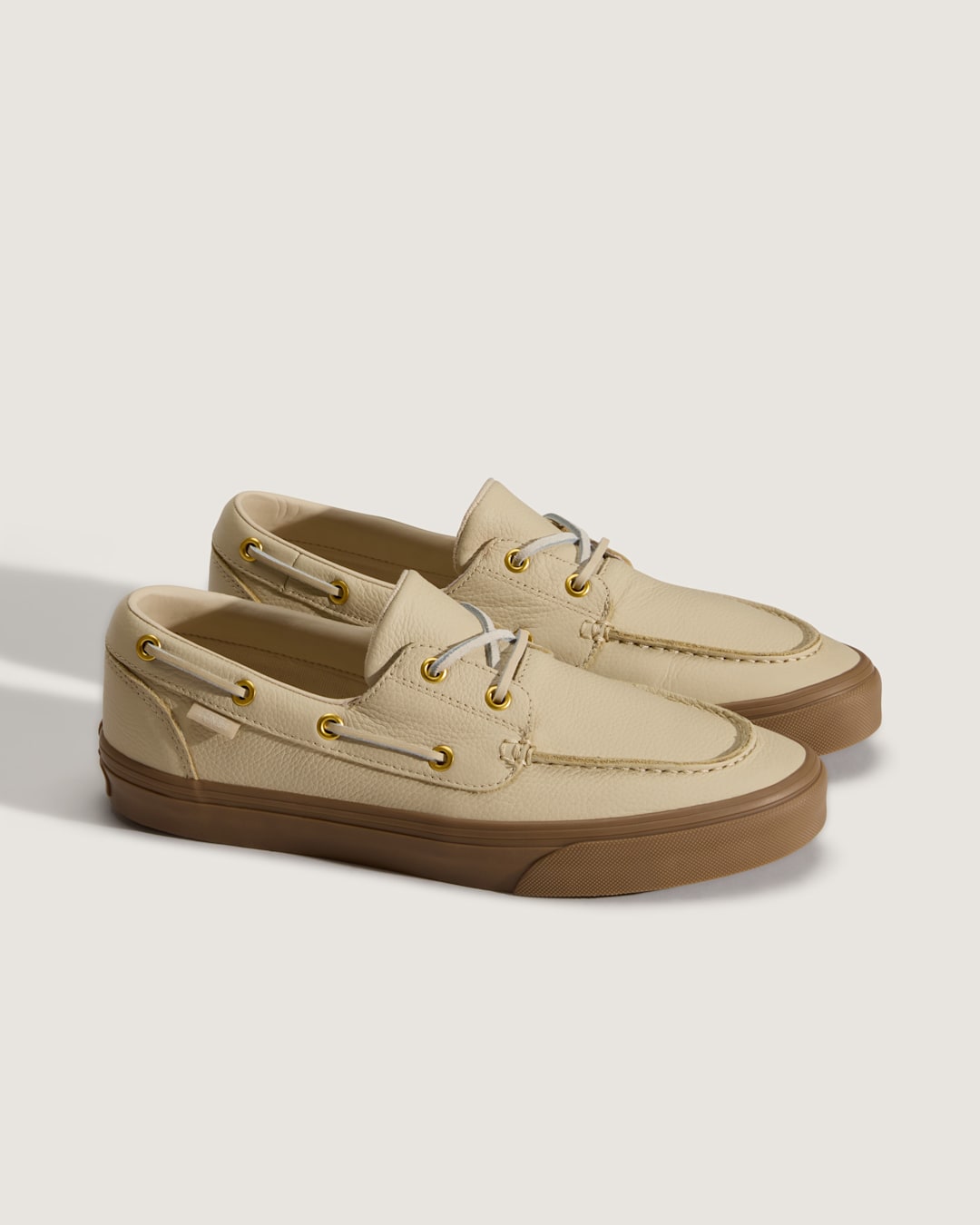 Vans 2-Eyelet Boat Shoe in Tan Brown