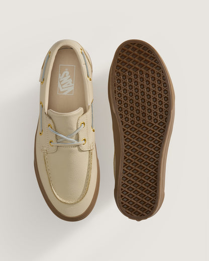 Vans 2-Eyelet Boat Shoe in Tan Brown
