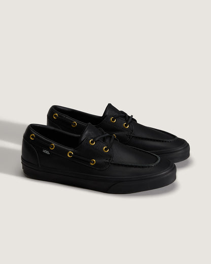 Vans 2-Eyelet Boat Shoe in Black