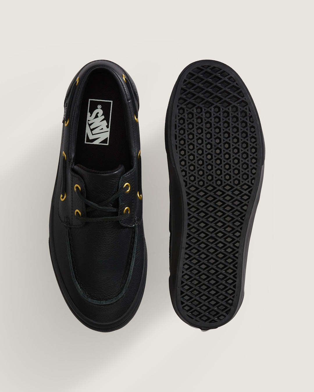 Vans 2-Eyelet Boat Shoe in Black