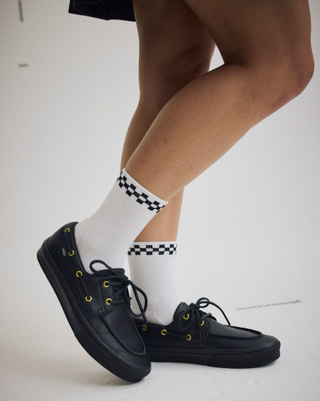 Vans 2-Eyelet Boat Shoe in Black