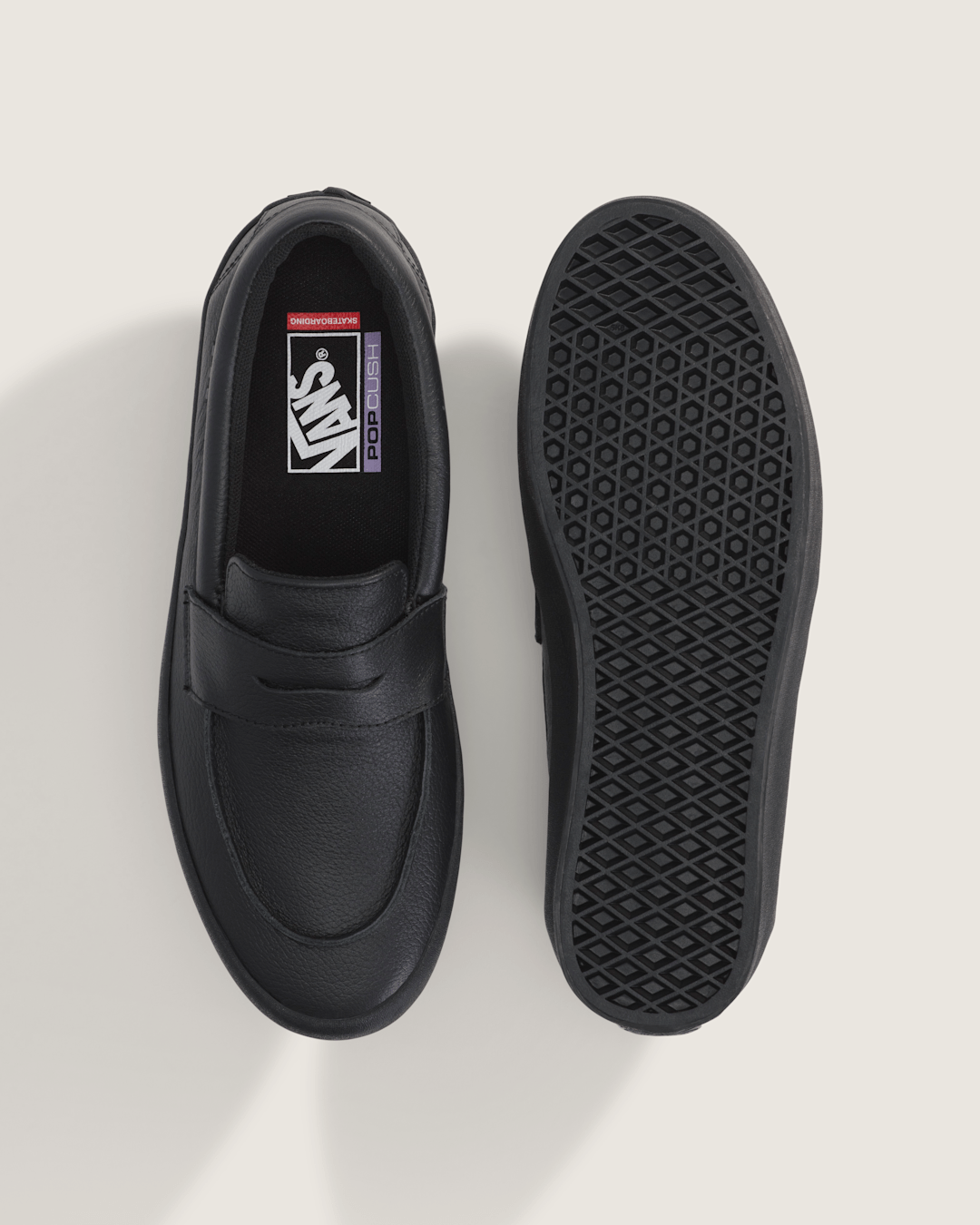 Vans Skate Loafer Shoe in Blackout