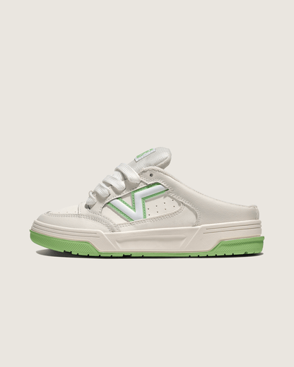 Vans Upland Mule Shoe in Off White / Green