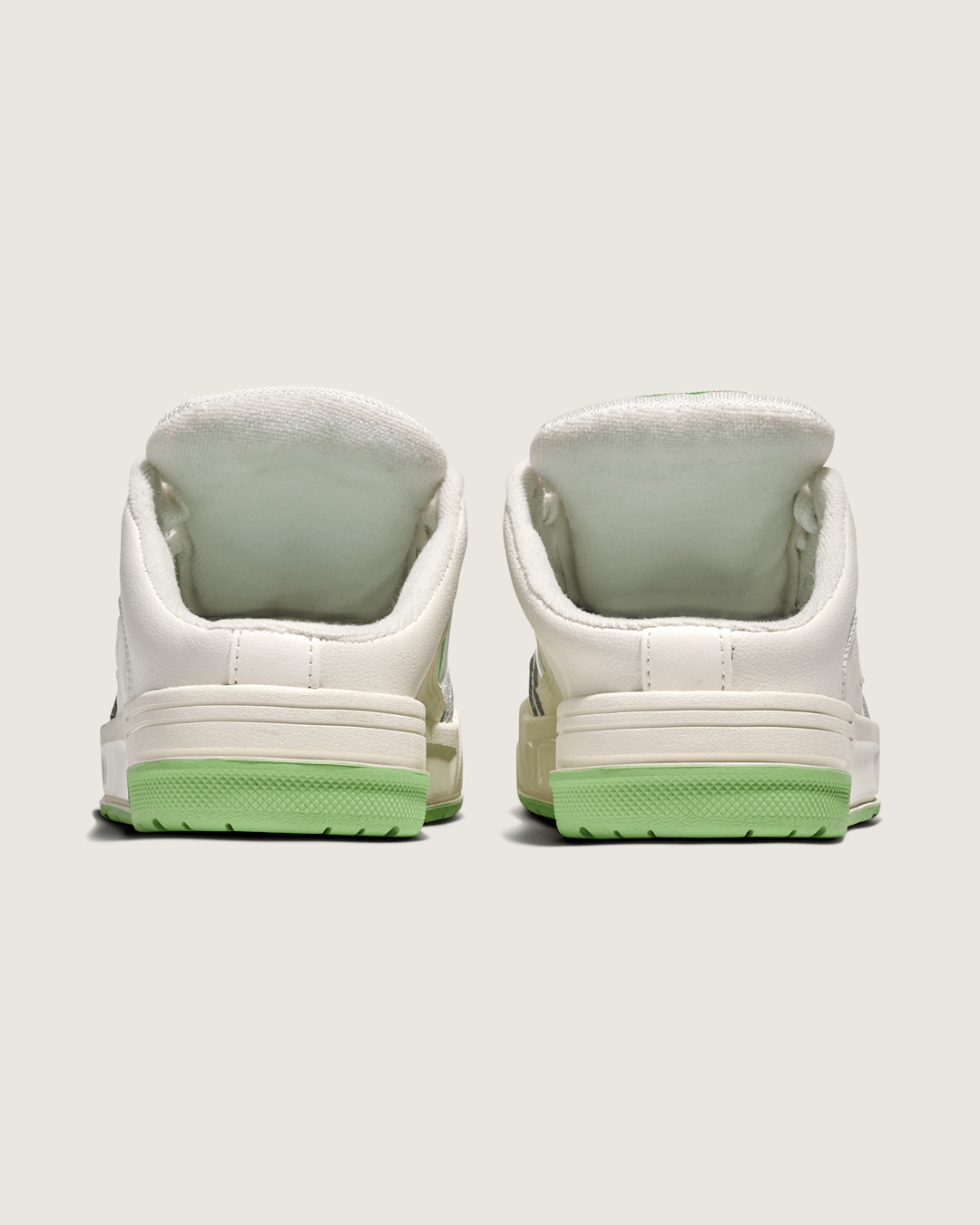 Vans Upland Mule Shoe in Off White / Green