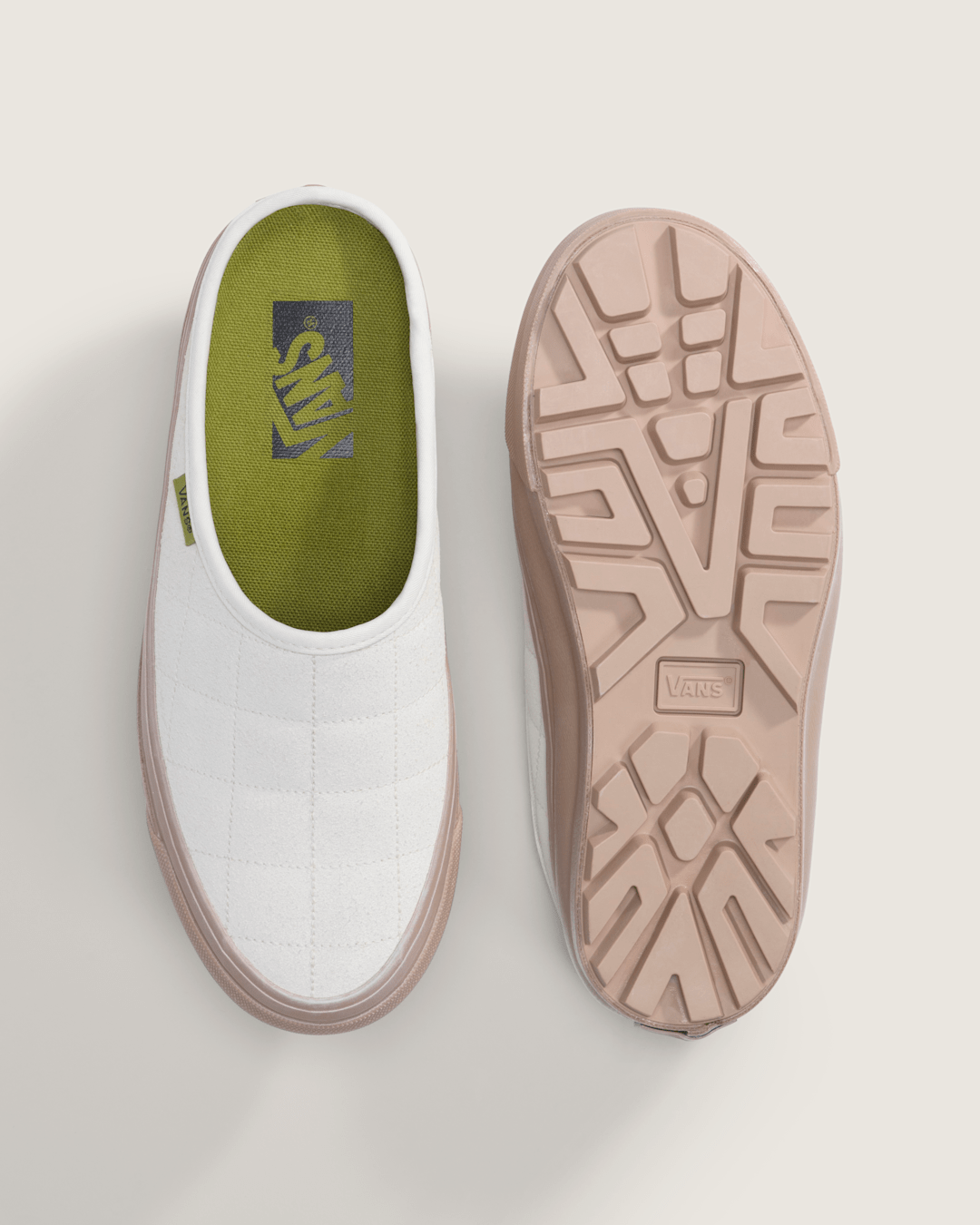 Vans Premium Style 17 Mule in Egret White