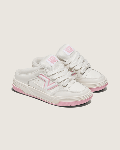 Vans Upland Mule Shoe in Off White / Pink