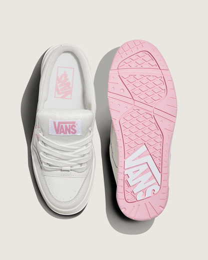 Vans Upland Mule Shoe in Off White / Pink