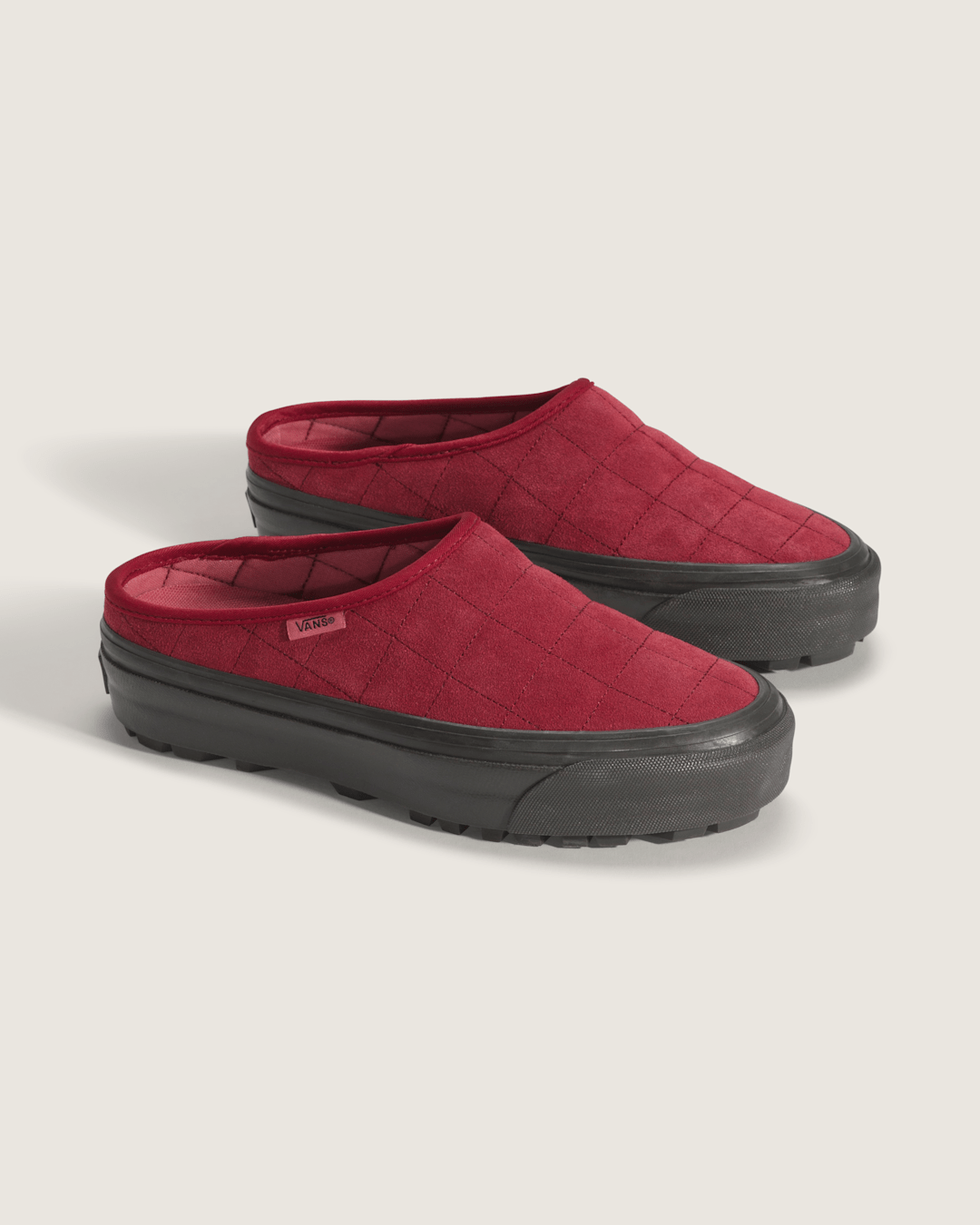 Vans Premium Style 17 Mule in Bordeaux Red