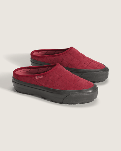 Vans Premium Style 17 Mule in Bordeaux Red