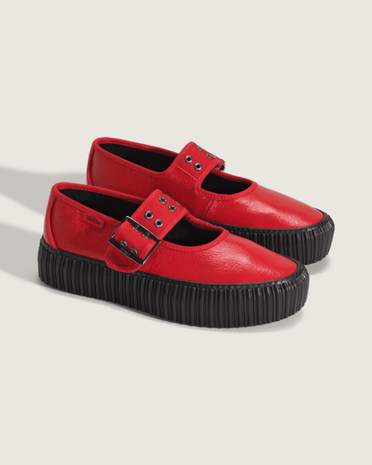 Vans Mary Jane Creeper Shoe in Racing Red