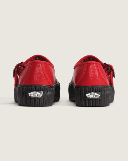 Vans Mary Jane Creeper Shoe in Racing Red