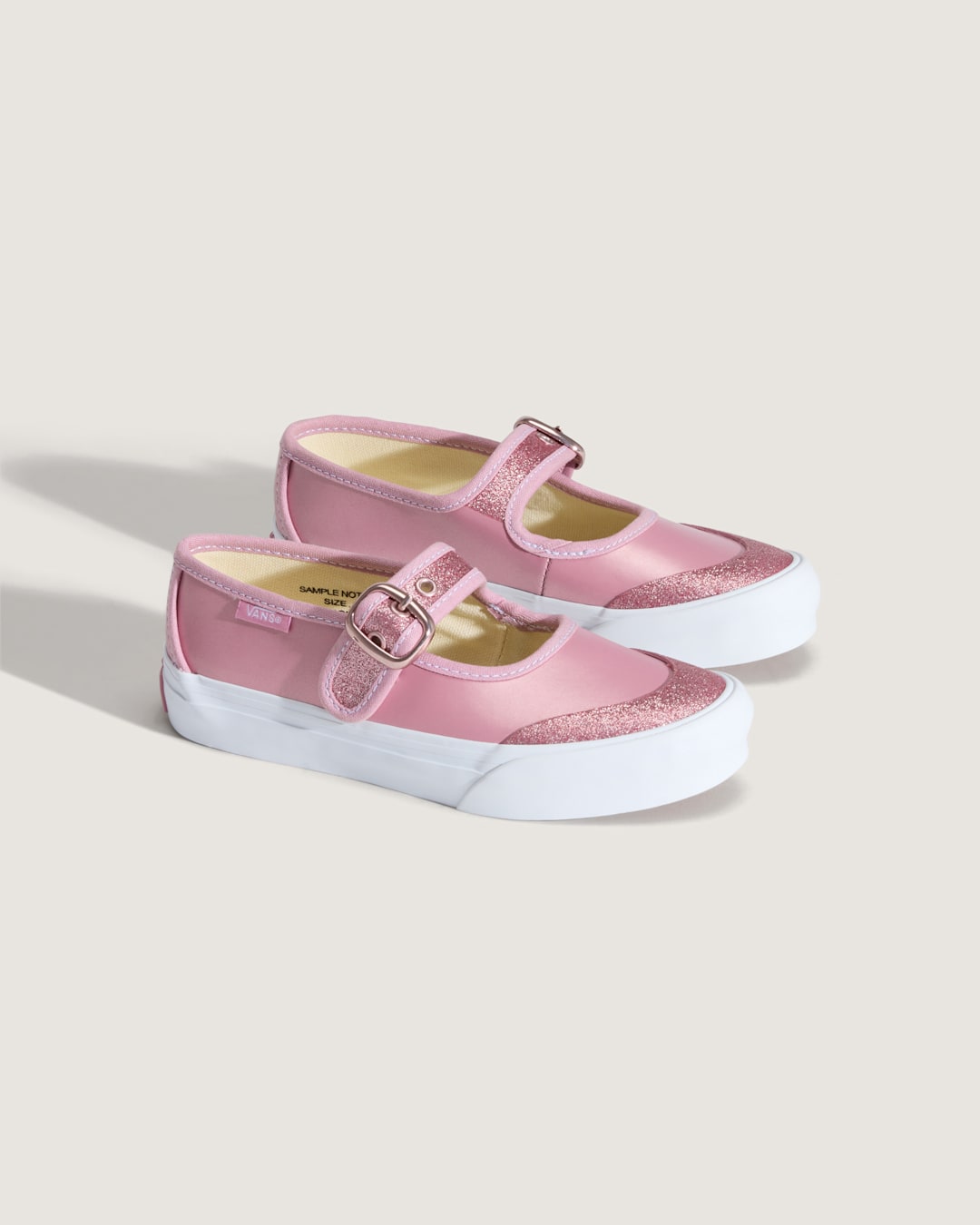 Vans Little Kids Mary Jane Shoe in Dazzled Dawn Pink