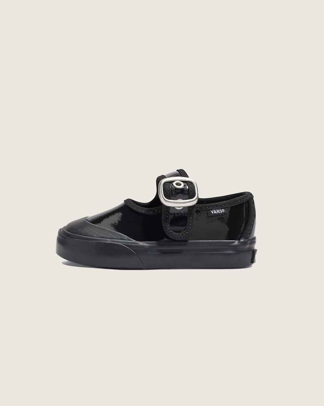 Vans Toddler Mary Jane Shoe in Gothic Shine Black