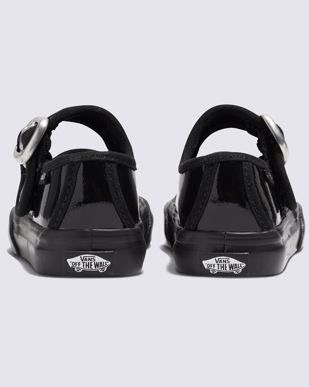 Vans Toddler Mary Jane Shoe in Gothic Shine Black