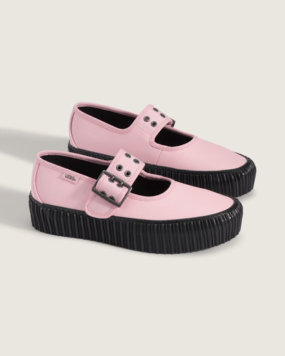 Vans Mary Jane Creeper Shoe in Coral Blush Pink