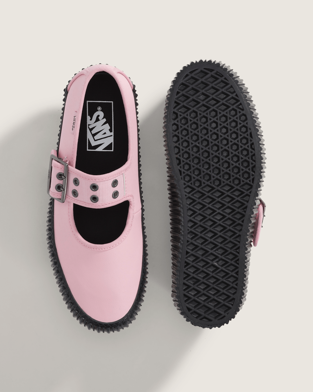 Vans Mary Jane Creeper Shoe in Coral Blush Pink