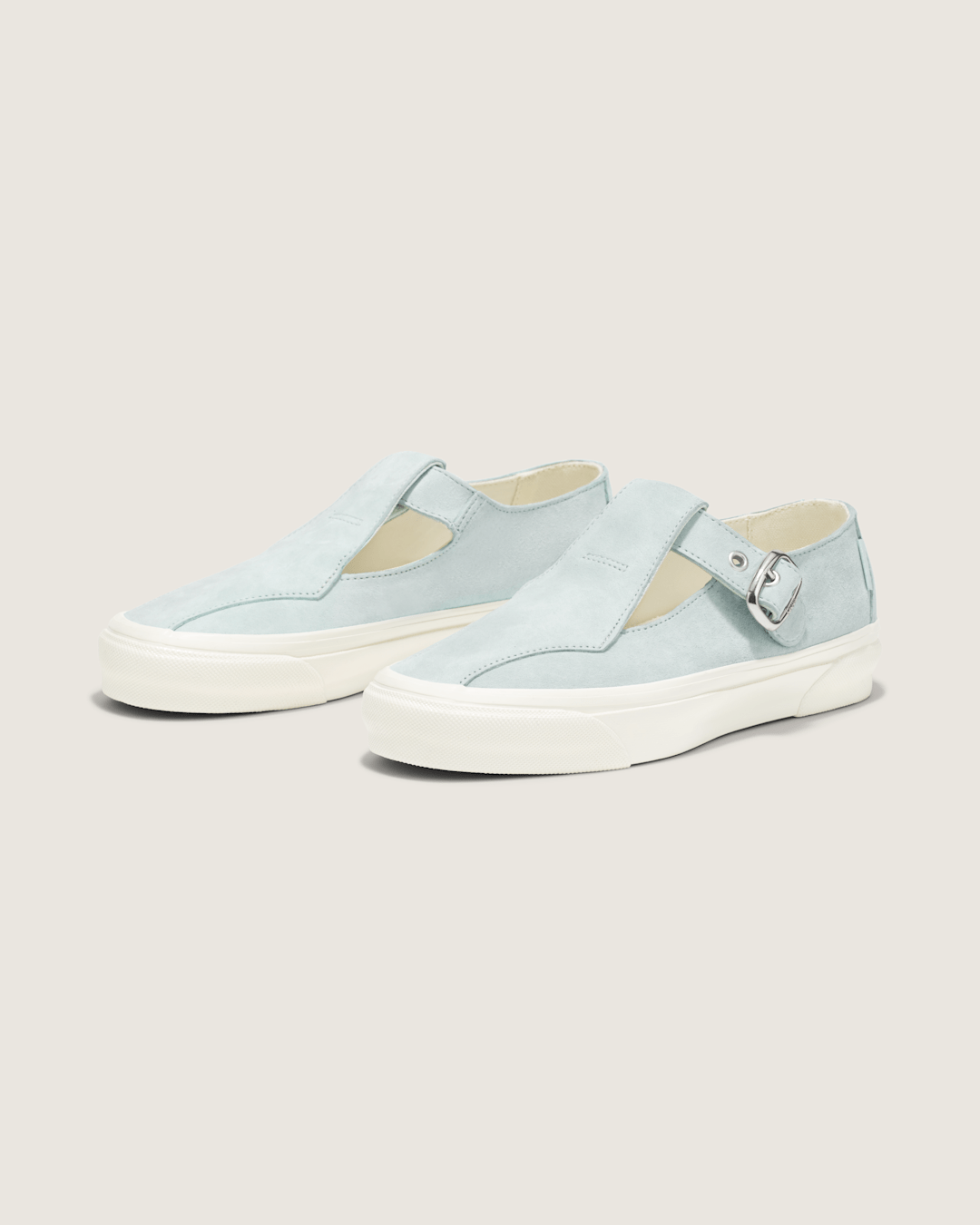 Vans Premium Mary Jane Suede Shoe in Spa Blue