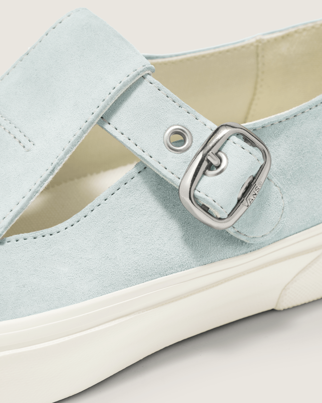 Vans Premium Mary Jane Suede Shoe in Spa Blue