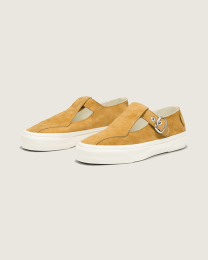 Vans Premium Mary Jane Suede Shoe in Harvest Gold Yellow